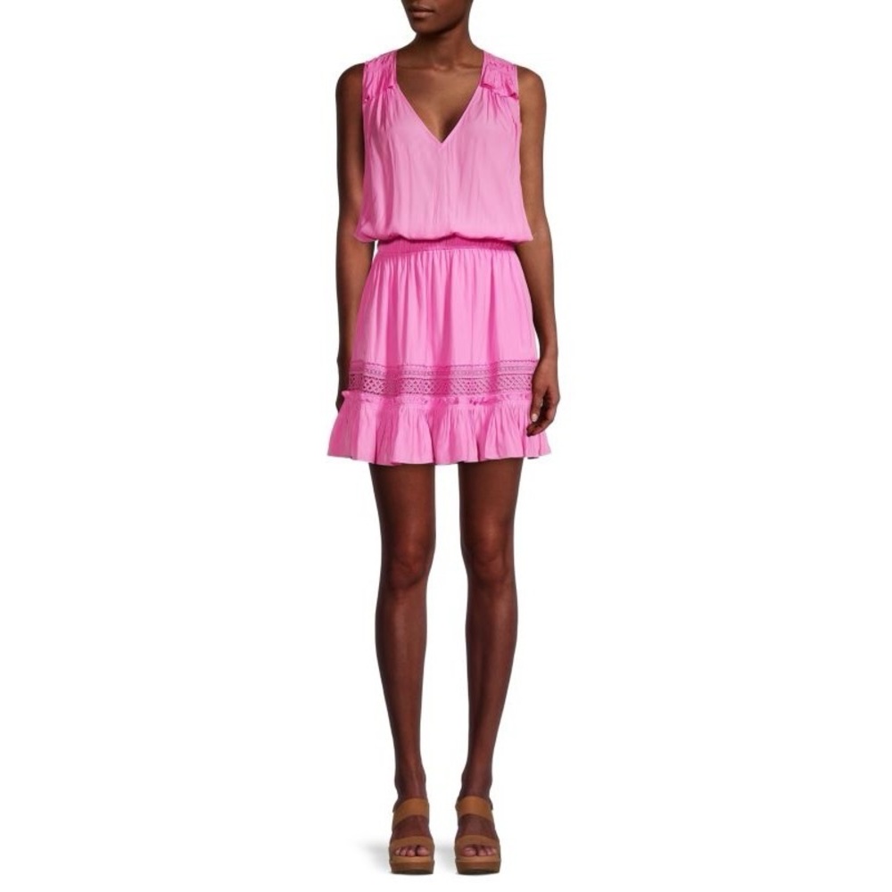 Ramy Brook Cara Ruffle Mini Dress